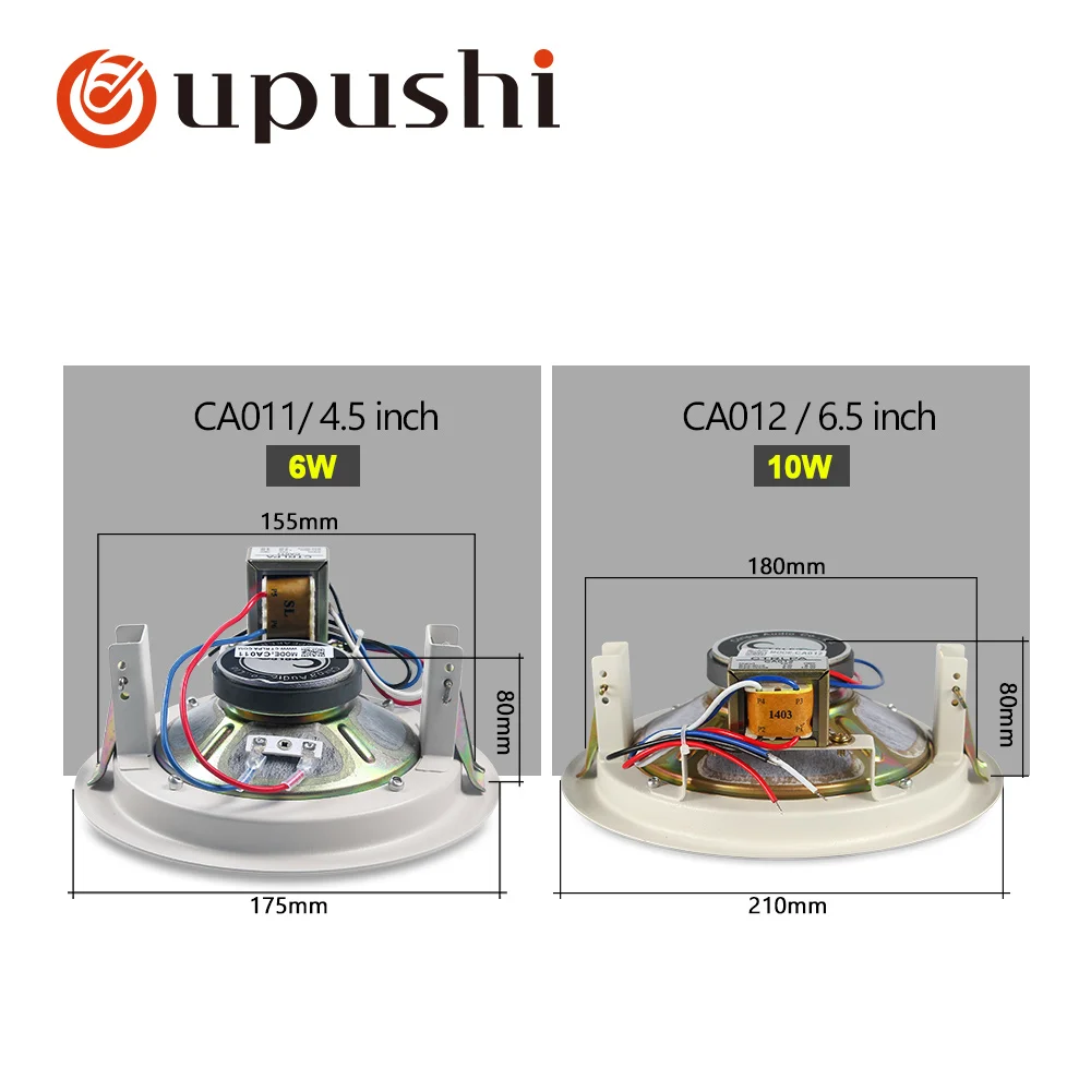 Oupushi 2019 PA ceiling mount speakers full metal