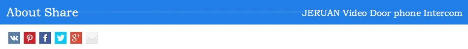 JERUAN проводной дома 7 дюймов Цвет экран Vdeo телефон двери переговорное устройство запись системы дверные звонки ИК камера английский/русский язык