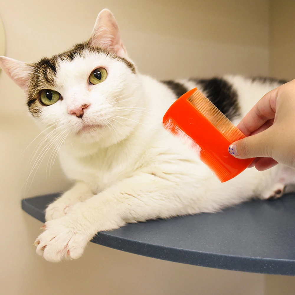 Щетка для удаления собак блох гребень для кошек удаление клещей для ...