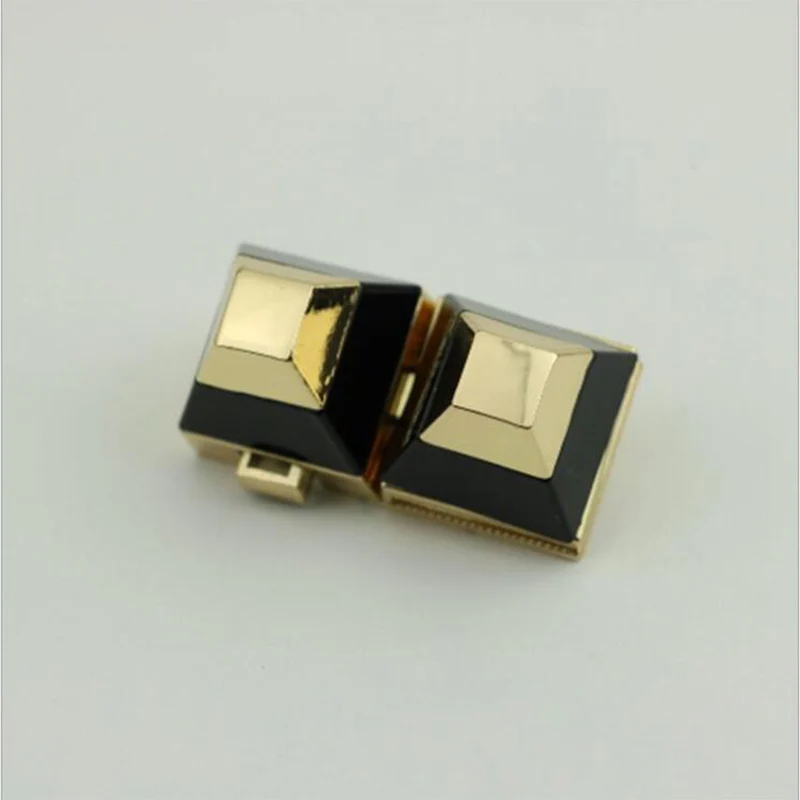 

10pcs/lot Luggage hardware accessories double color the bag latch / hardware lock metal twist lock switch insert lock buckle