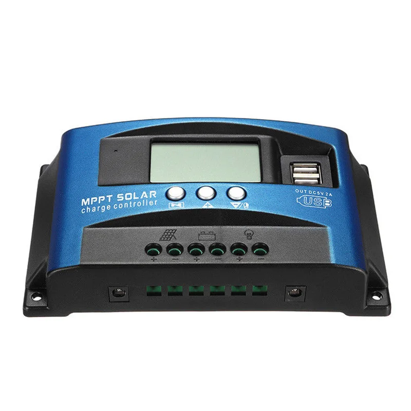 

New 40A-100A MPPT Solar Panel Regulator Charge Controller 12V/24V Auto Focus Tracking Device SF66