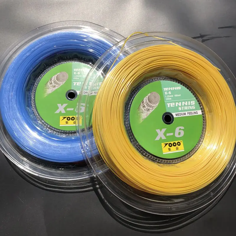 Buy 1 Reel TOPO X6 Hexagon tennis string 1.25mm 200M