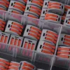 Palanca de bloque de terminales para el hogar, Conector de empalme compacto, Cable de 2, 3, 5 polos, tuerca de sujeción para accesorios de iluminación, 60 uds. ► Foto 3/5