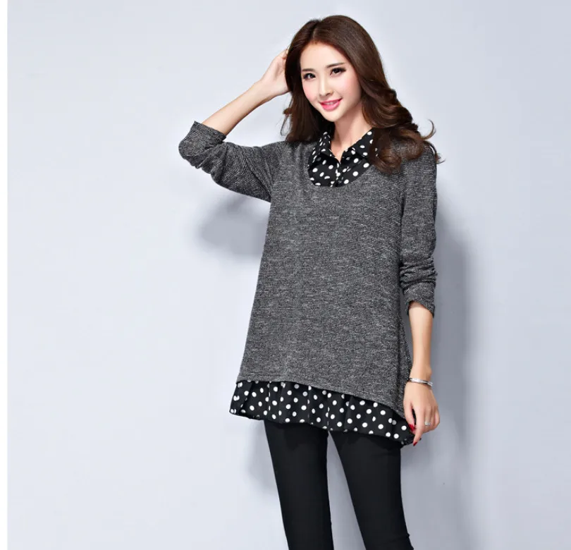 2017 nuevo suéter de invierno vestido más tamaño mujeres ropa 5XL, 4XL, 3 XXXL casual mujer vestido túnicas manga larga robe Femme ropa mujer 2017 nuevo suéter de invierno vestido más tamaño mujeres ropa 5XL, 4XL, 3 XXXL casual mujer vestido túnicas manga larga robe Femme ropa mujer