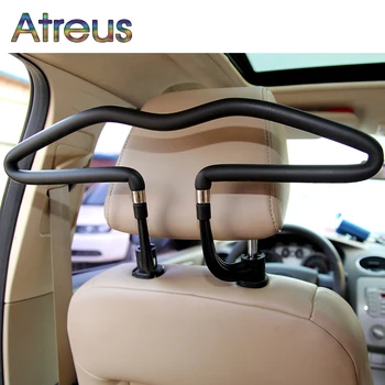 

Atreus 1Pcs Car headrest stainless steel hanger for Renault Megane 2 Captur Mitsubishi ASX Suzuki Vitara Jeep Wrangler Peugeot