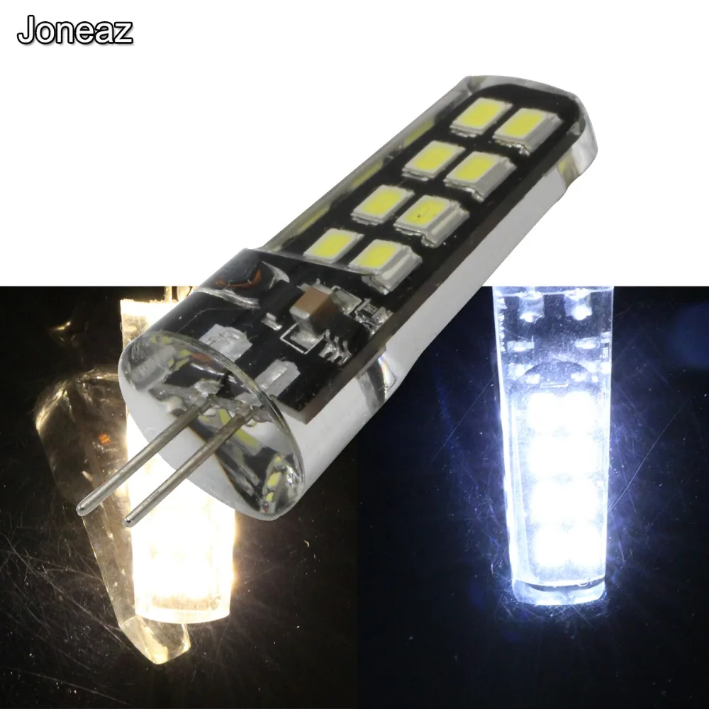 Joneaz Ампуле led спот лампы заменить 30 Вт галогенной для люстры Ac dc 12 В 24 силиконовые