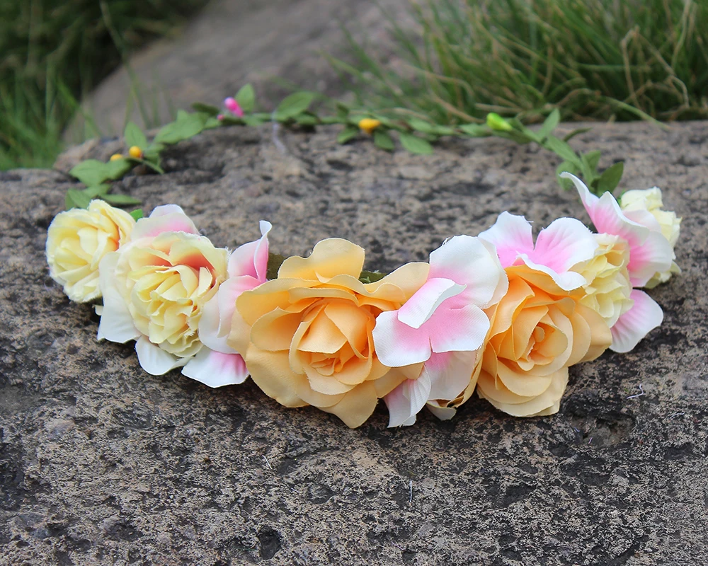 flower girl circlet headdress