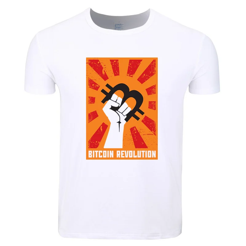 

Asian Size Men Print Digital Currency Bitcoin Logo Funny T-shirt O-Neck Short Sleeves Summer Casual Fashion Tshirt HCP4203