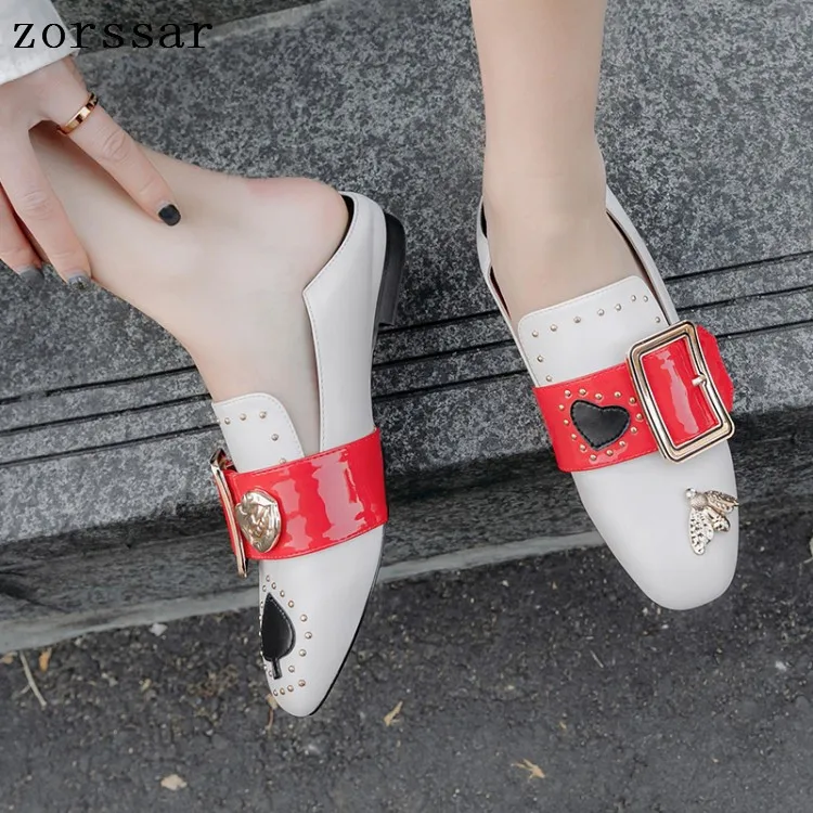 

2019 New Arrival Soft Suede Leather Women Flats Fashion buckle Comfortable Leather Women Loafers Slip On Women's Flat Moccasins