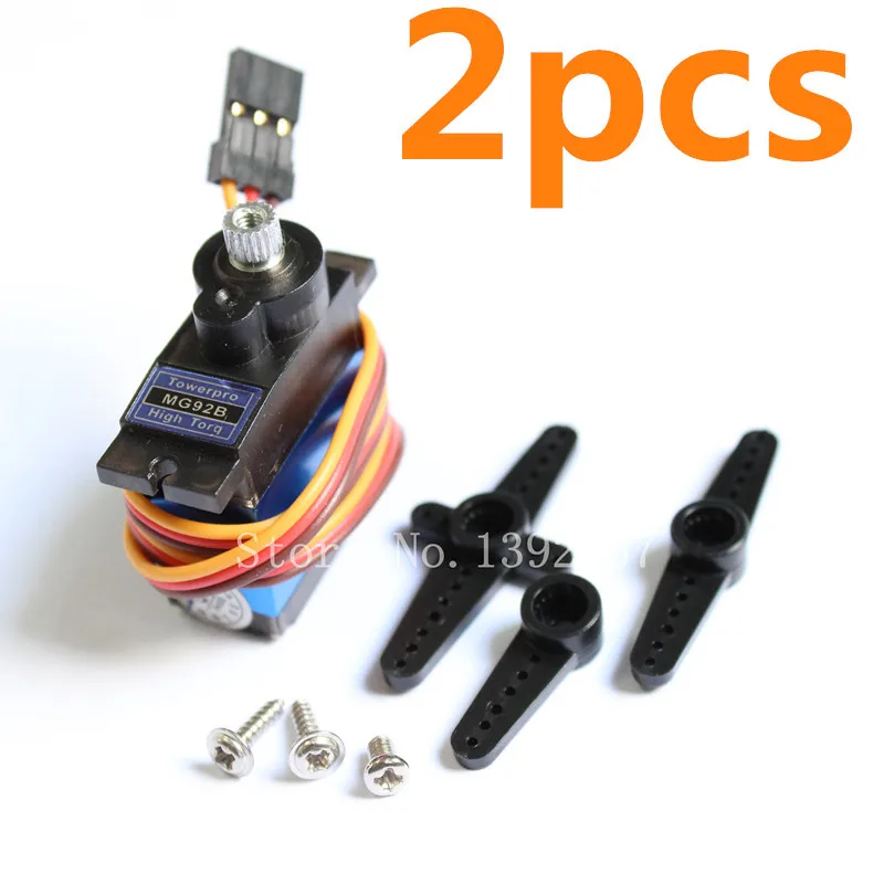 2 шт. TowerPro Servo MG92B цифровой металлический механизм 3,5 кг/см крутящий момент для RC модель радиоуправляемого самолета RC самолеты RC вертолет запчасти