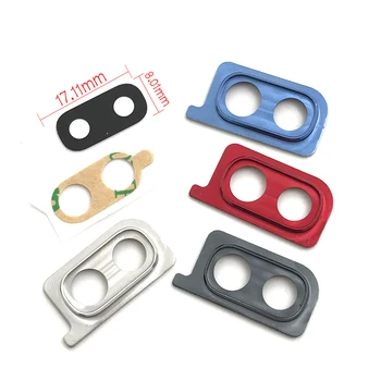 

20pcs/lot Rear Camera Glass Lens Cover With Frame Holder with Sticker Replacement Spare Parts For Samsung Galaxy A30 A305F