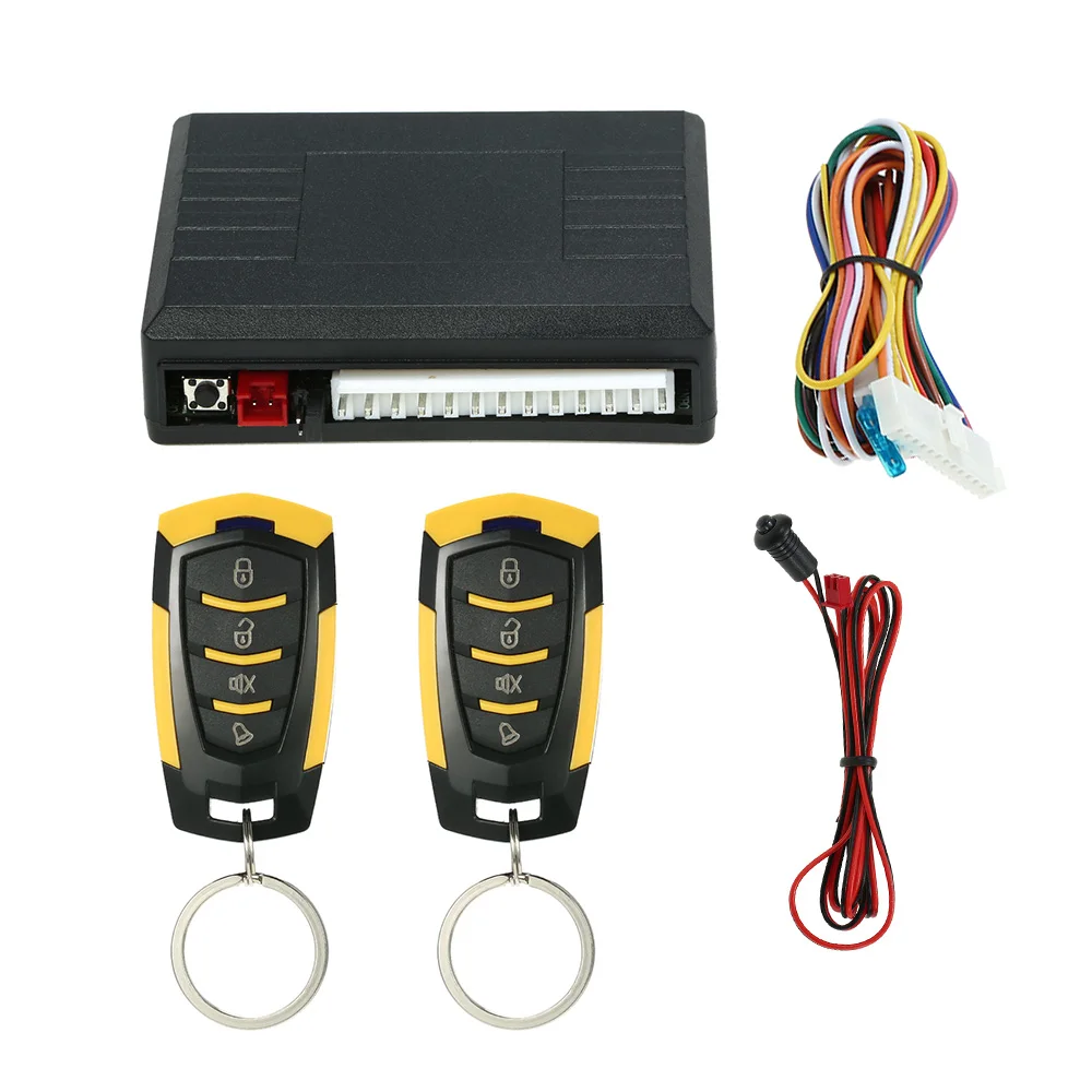 

12V Universal Car Auto Remote Central Kit Door Lock Locking Vehicle Keyless Entry System with Trunk Release Button Remote