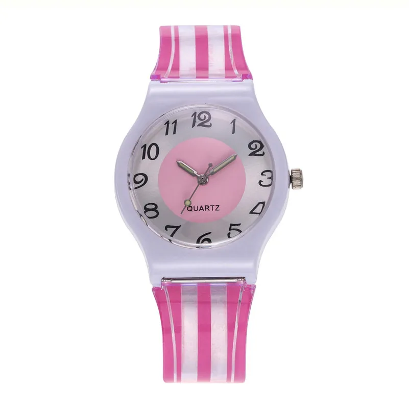 2018 New Arrival watch women Student Fashion Silicone Band Analog Quartz Round Wrist Watch Watches clock relogio feminino M21 (2)