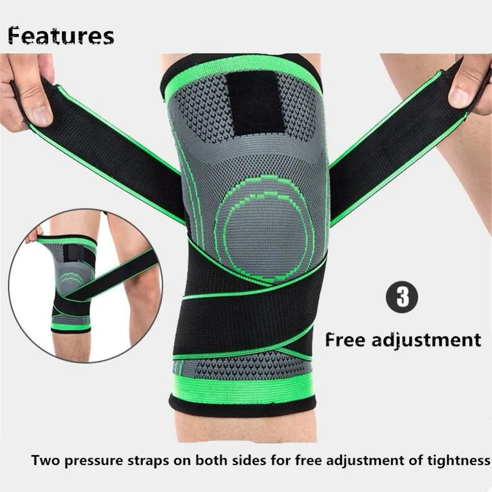 1pcs Knee Protector Sports elbow protector Running Fitness Hiking Skiing Breathable Brace Basketball Tennis Cycling Adjustable | Спорт и