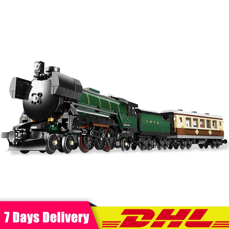 

In-Stock LEPIN 21005 1085Pcs Technic Emerald Night Train Model Building Block Bricks Children Toys Compatible LegoINGlys 10194