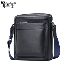 2016 hohe kapazität männer einfarbig high-end leder weiches leder erste schicht aus leder männer der tasche
