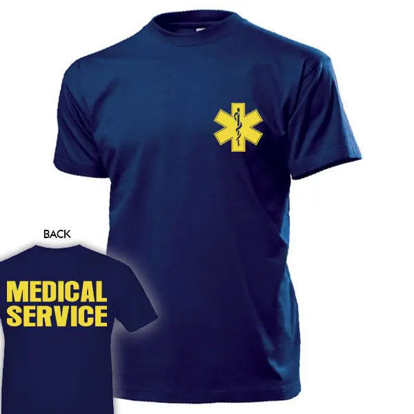 Модная Горячая Распродажа, медицинская служба Rettungsdienst Feuerwehr Sanitater RA RS RTW NEF футболка