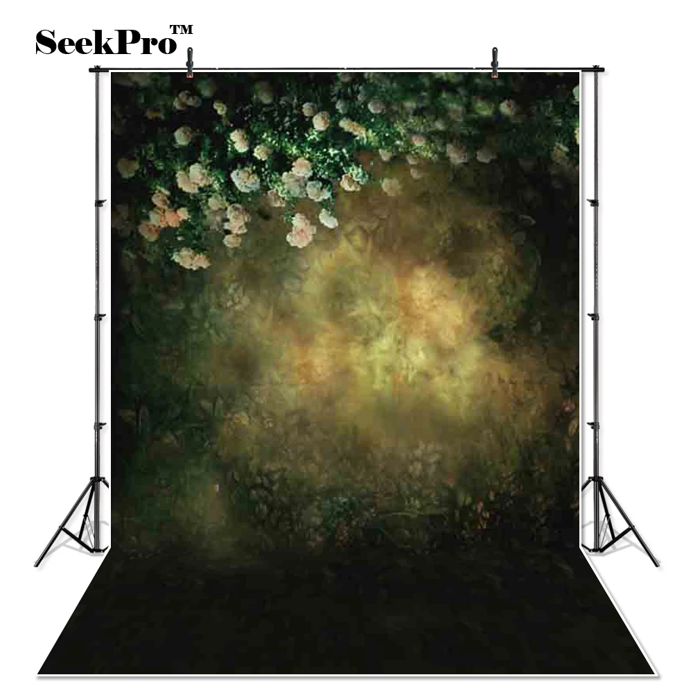 

SeekPro Wedding Party Floral Abstract Portrait Wall Romantic Photo Backdrop Printed indoor Studio Photographic Backgrounds 9004