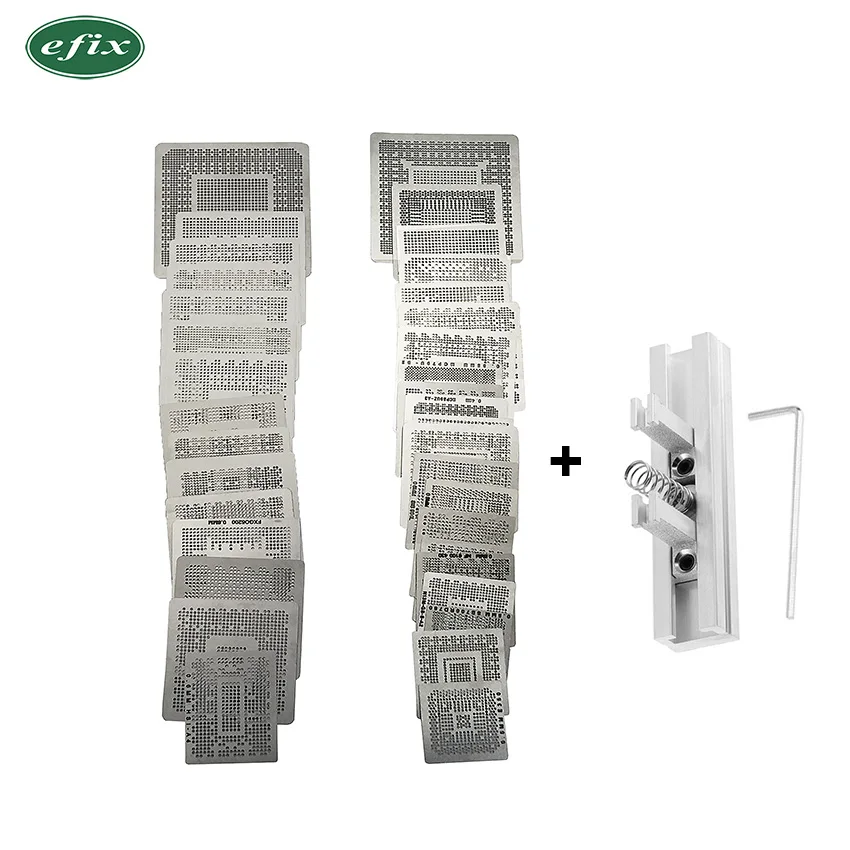 

36pcs/set BGA stencil Laptop Nvidia Chip BGA Reballing Kit Directly Heating Stencils