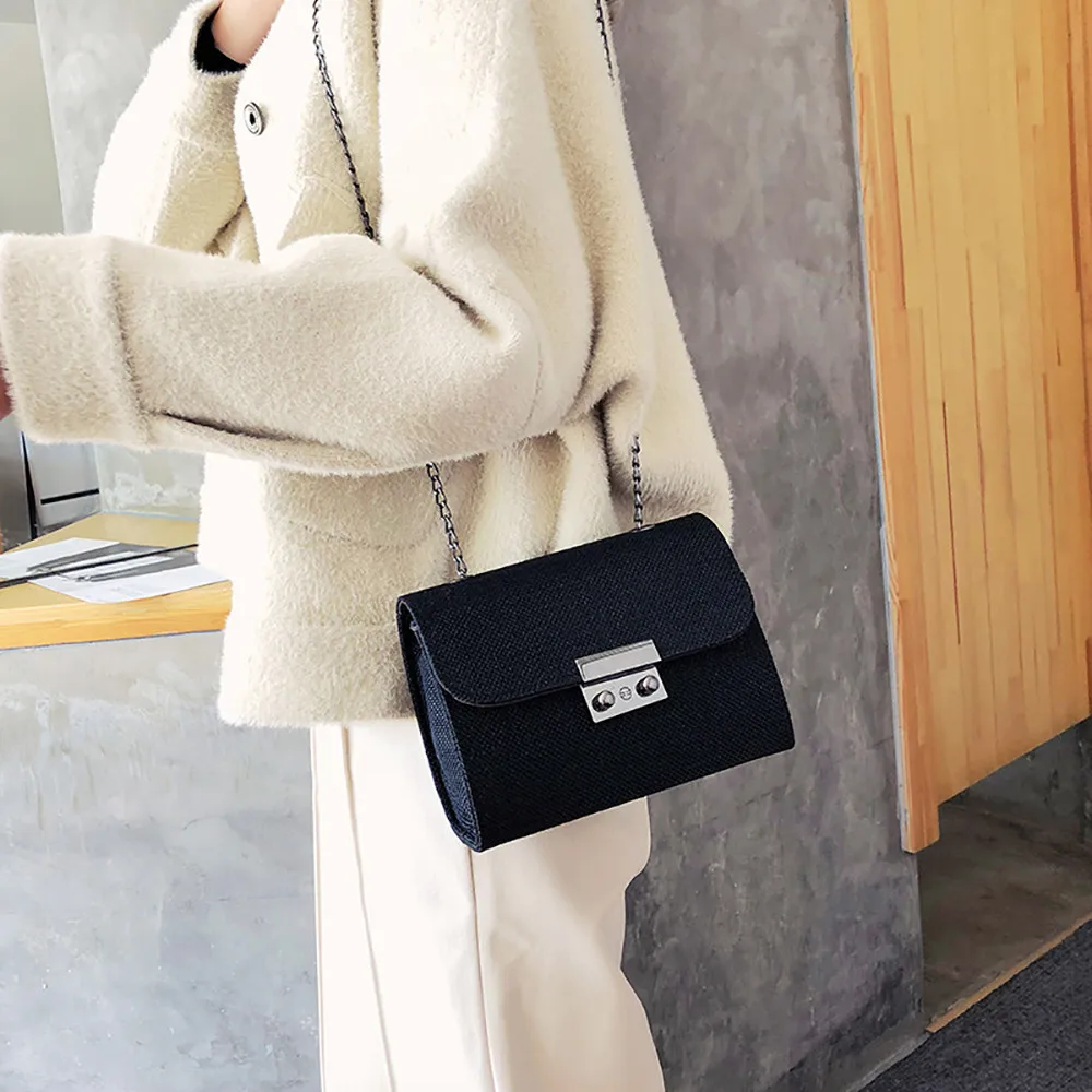 

Women Small Bag Wild Chic Chain Girl Small Bag Striped Mini Crossbody Messenger Shoulder Bags for Women 2019 bolsa feminina