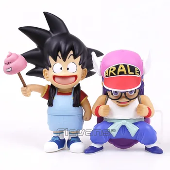

Son Goku Cosplay Arale / Arale Cosplay Son Goku PVC Action Figure Funny Toy Gift 24cm/18cm