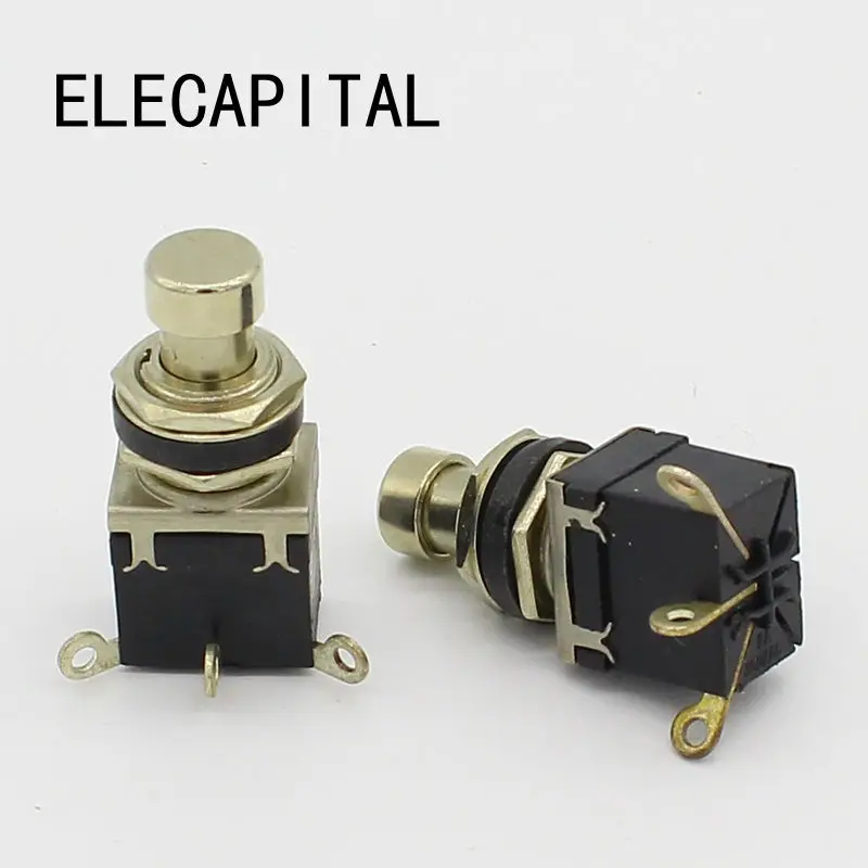 Latching type maintained SPDT Guitar Effects Stompbox Foot Pedal Switch