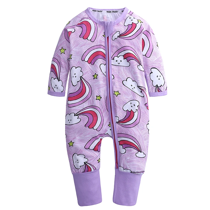 Одежда для новорожденных, хлопковый цельный комбинезон с круглым вырезом и рисунком динозавра на молнии, костюм для маленьких мальчиков и девочек от 0 до 24 месяцев - Цвет: 22