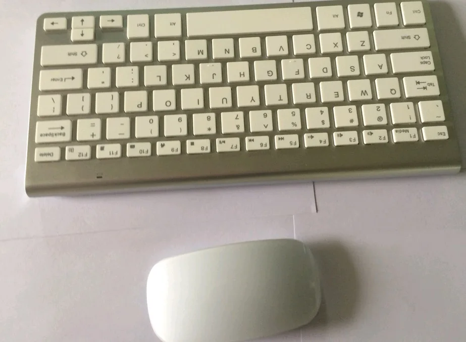 2016 NEW Version 2.4G Ultra-Thin Chocolate Key Wireless Keyboard Mouse Combos for Apple Mac Pc WindowsXP/7/8/10 Smart Tv Box