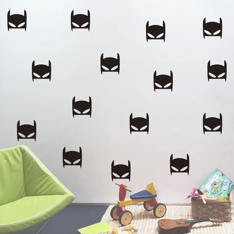 

Super Heros batman Wall Stickers For Kids Room Decorative Stickers Baby Boy Room Wall Decal Stickers Nursery Bedroom Home Decor