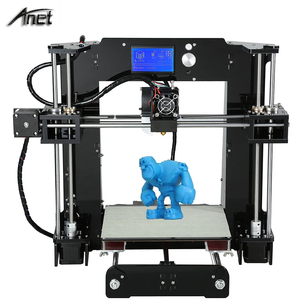 Anet 3d printer auto leveling A8 3D Printer kit printer Reprap Prusa i3 with Filament 8GB SD card LCD As Gift