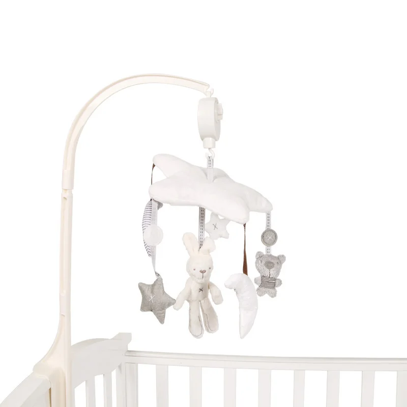 Детская кроватка музыкальный мобильный подвесной колокольчик Музыкальная шкатулка с держателем рука детская кровать висячая погремушка