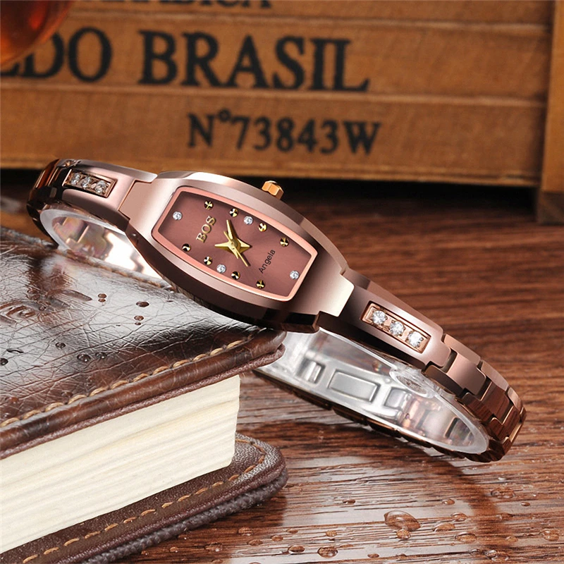 Reloj Mujer ANGELA BOX брендовые роскошные женские часы браслет модные водонепроницаемые