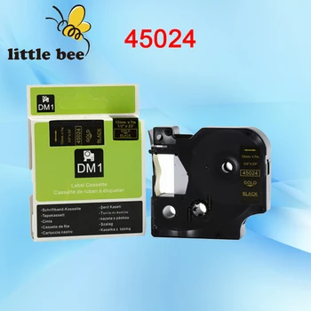 

1/2" Gold on Black Dymo D1 Tape 45024 for DYMO label Printer