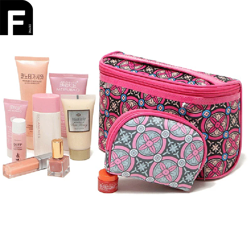 flower toiletry bag