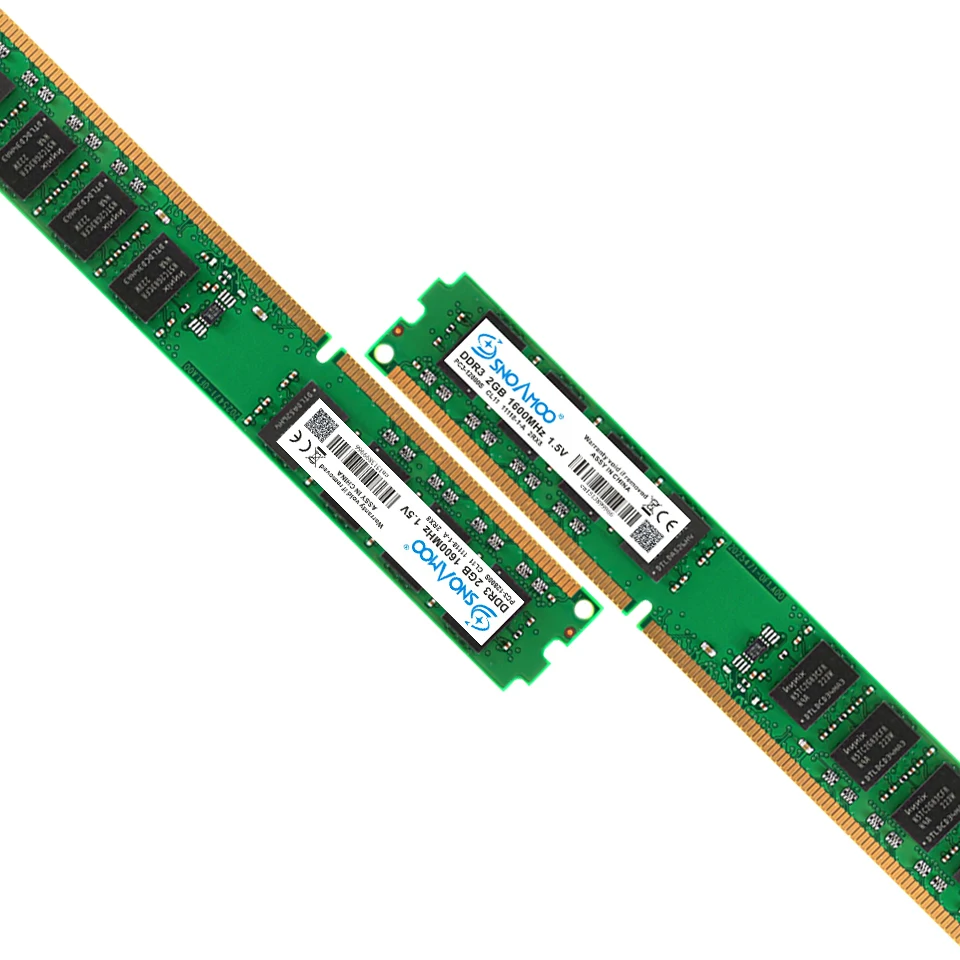  SNOAMOO Desktop PC Memory DDR3 RAMs 4GB 1333MHz PC3-10600S 240pin 2GB 1600MHz DIMM For Intel Comput