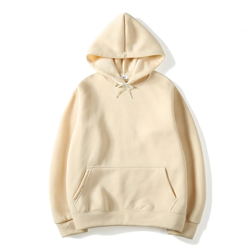 

2019 New Hoodies Hip Hop Sweatshirts Skateboard Men/Woman Pullover Male Solid color Hoodie Streetwear EU Size Wholesale hoodi