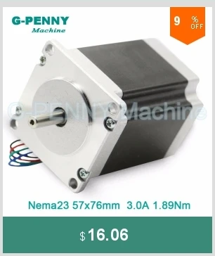 Шаговый двигатель NEMA23 57X100 мм 3A 2.5N.m CNC шаговый двигатель 357Oz-in 8 мм вал для гравировального Станка для 3D принтера