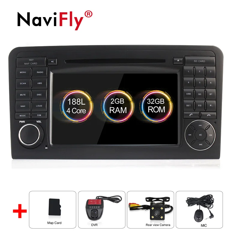 Discount NaviFly Android9.1 Quad core Car media Audio For Mercedes Benz GL ML CLASS W164 ML350 ML500 X164 GL320 with dvd gps radio rds 0 Discount NaviFly Android9.1 Quad core Car media Audio For Mercedes Benz GL ML CLASS W164 ML350 ML500 X164 GL320 with dvd gps radio rds 0