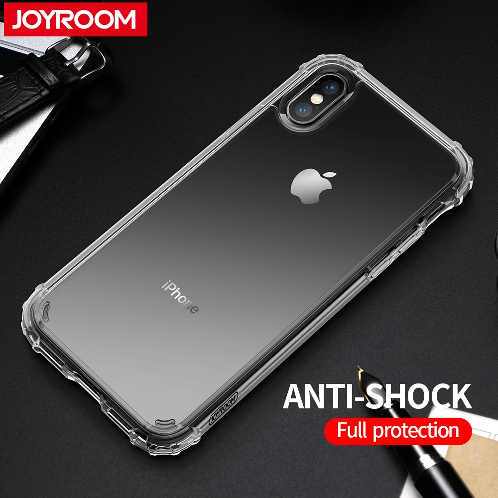 

Joyroom Transparent TPU Phone Case for Apple iPhone X Cover Clear Hard PC Back Cases iPhoneX Case Anti Shock Scratch Ultra Thin