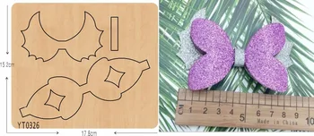 

Wings bow-13 DIY wooden die/ Scrapbook mold/cutting tool die /YT0326