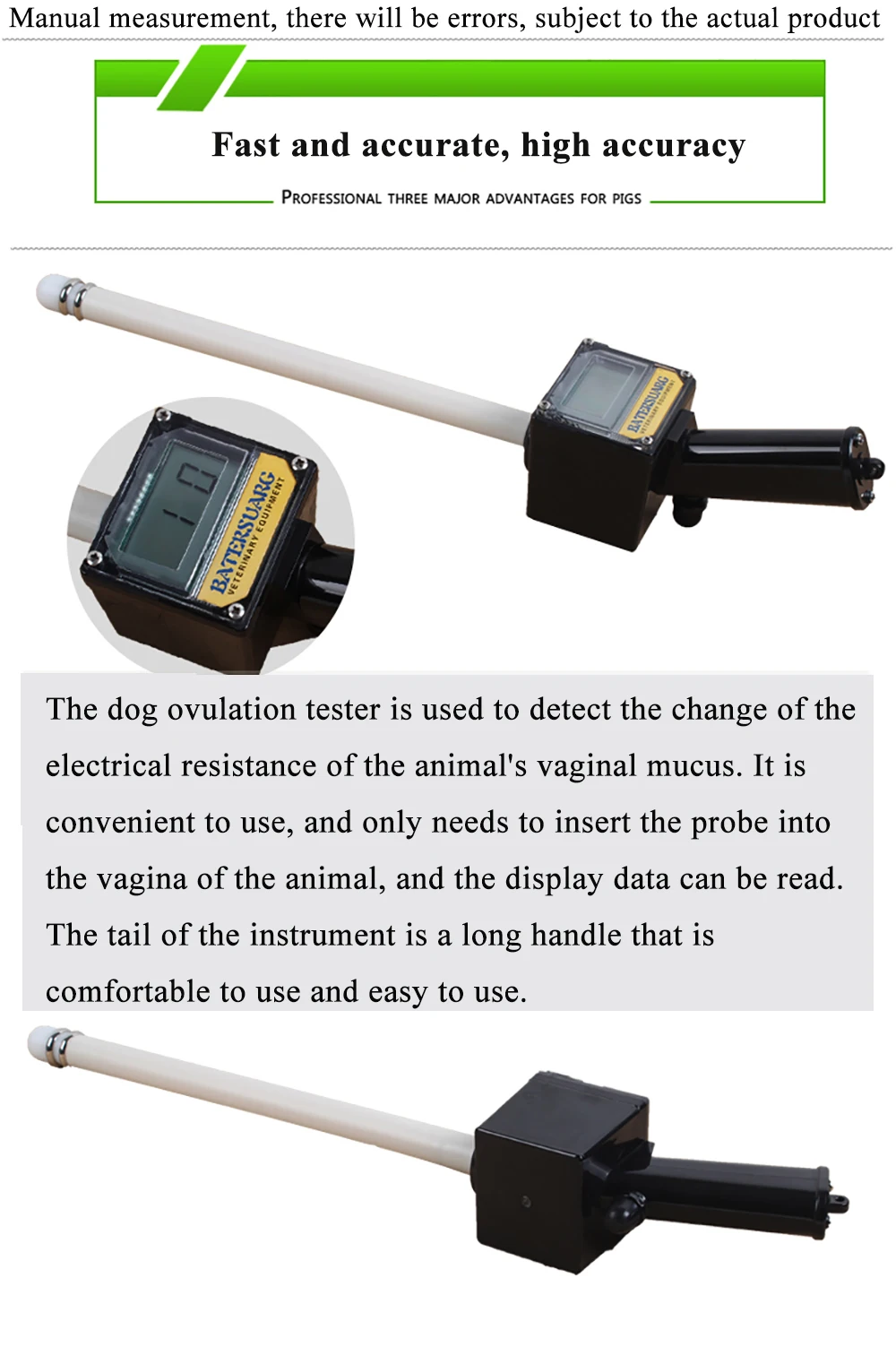 ovulation testerinsemination estrus indicator empathema in heat meter breeding