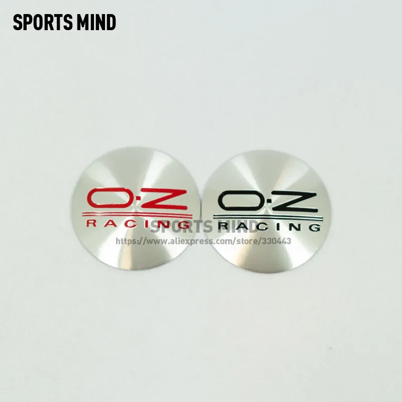 

4PCS/lot 49MM Car Wheel Center Cap Emblem Sticker For OZ RACKING Car Logo Badge Emblem Decal Sticker