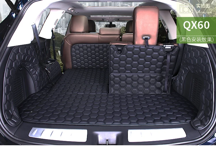 Автомобильные коврики RKAC из искусственной кожи для багажника Infiniti Qx60 7 сидений