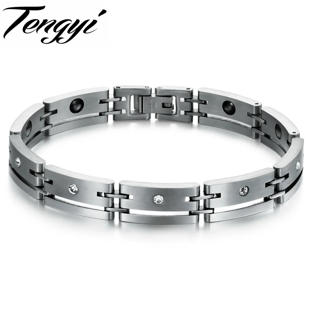 Titanium Steel Men's bracelets & bangles Men Chain Fashion Jewelry