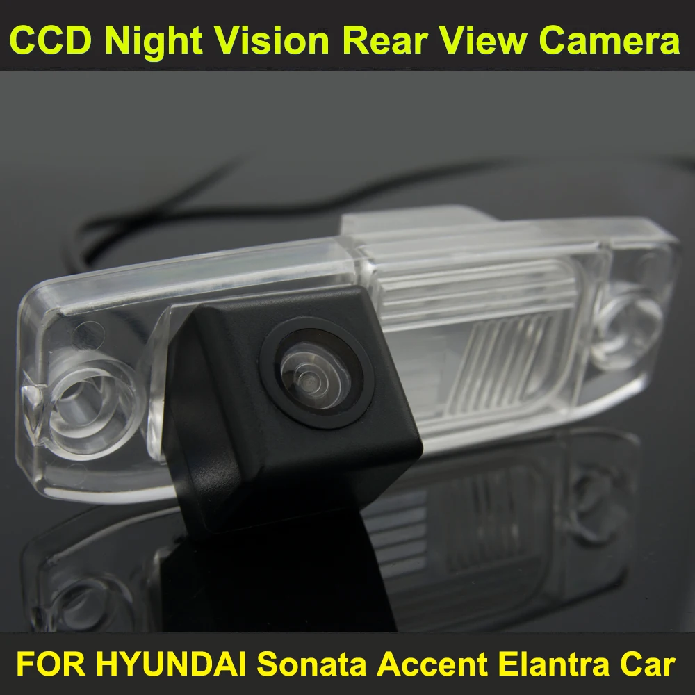 Для HYUNDAI Sonata Accent Elantra 2000 2012 Veracruz 2007 Tucson 2013 CCD ночное видение Автомобильная камера