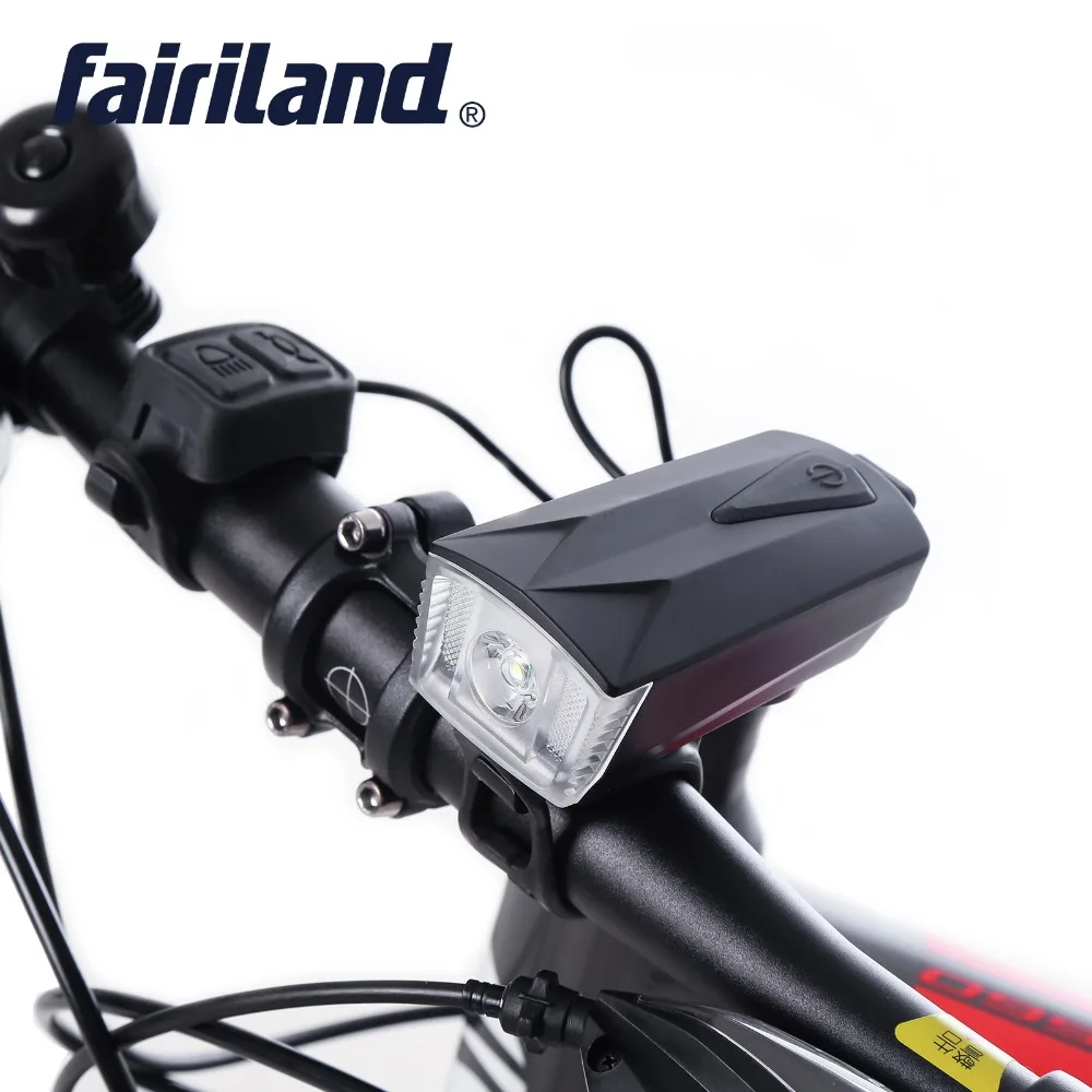 Bicycle Light with horn Cycling Front Light and Speaker 6000K T6 Beads