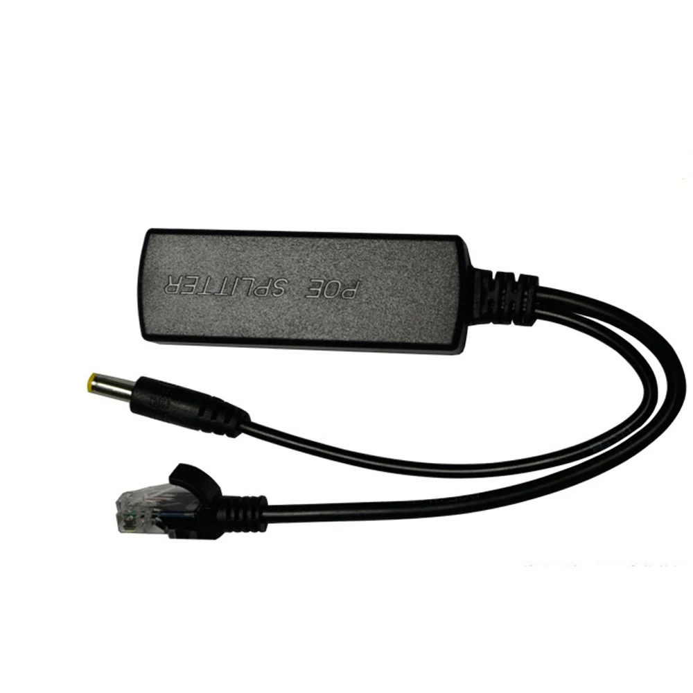 Cdycam 48 В до 12 В PoE сплиттер анти-помех 15 Вт кабель адаптер PoE Модуль питания DC5.5* 2,1 мм разъем для ip-камеры