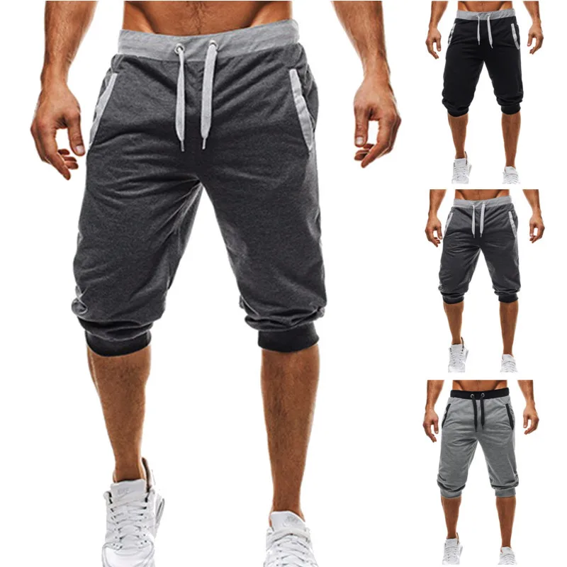 

INCERUN 2019 Summer Men Calf-Length Shorts Casual Baggy Leisure Joggers Short Sweatpants Cotton Mens Shorts Male Clothing 2XL