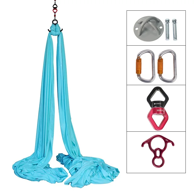 

8.2m * 2.8m Anti-gravity Yoga Hammock Swing Yoga Aerial Silks Equipment for Home Gymnastics Body Shaping & Flying Dance