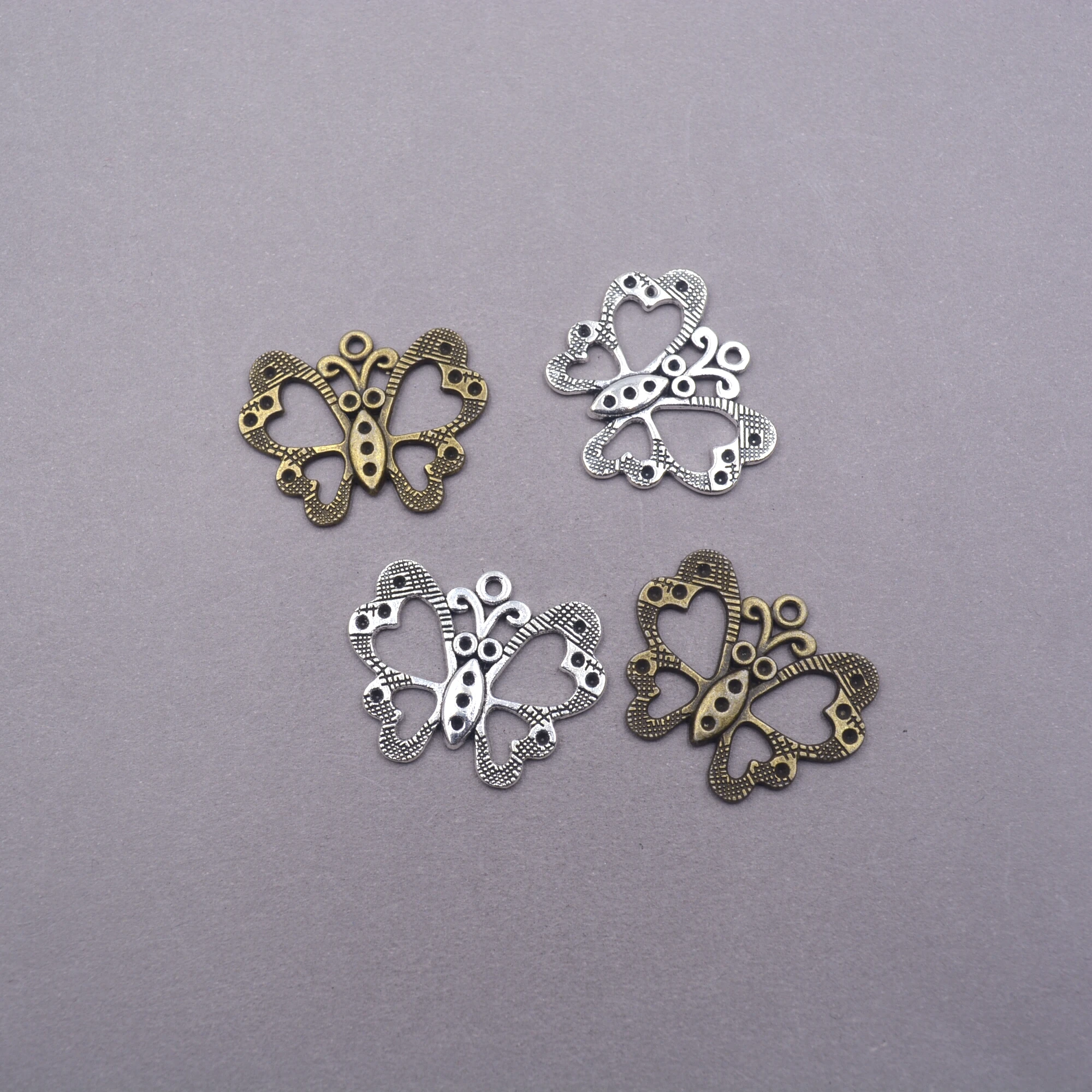 

8pcs Alloy charms butterfly charms butterfly pendantr Fit DIY jewelry findings